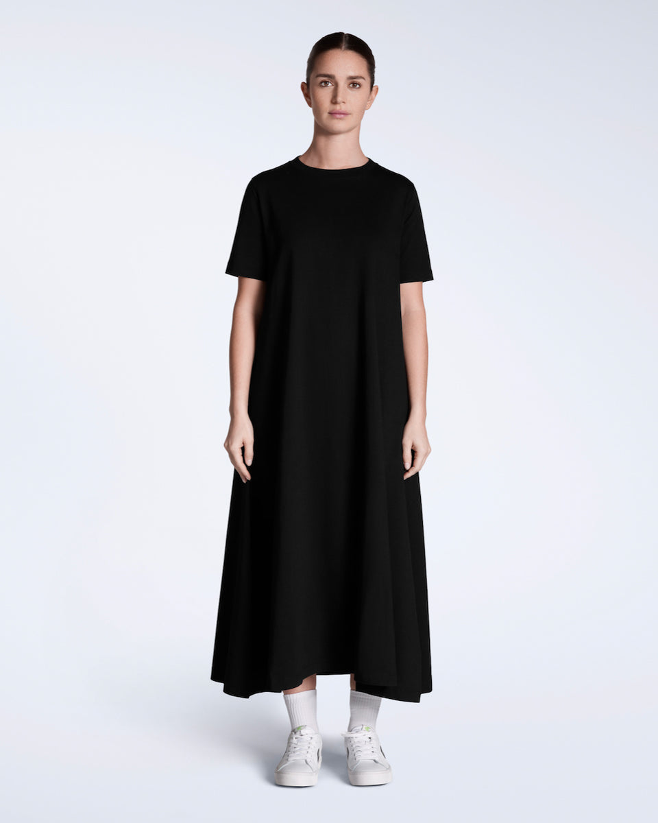 Long Line Organic T-Shirt Dress
