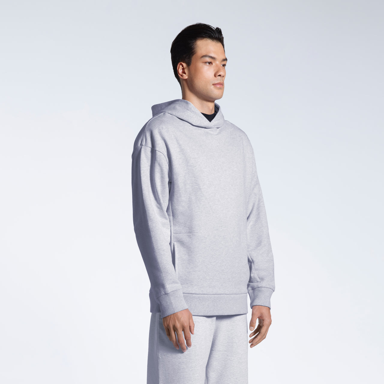 Heavyweight Organic Cotton Hoodie Oversized - Side Logo