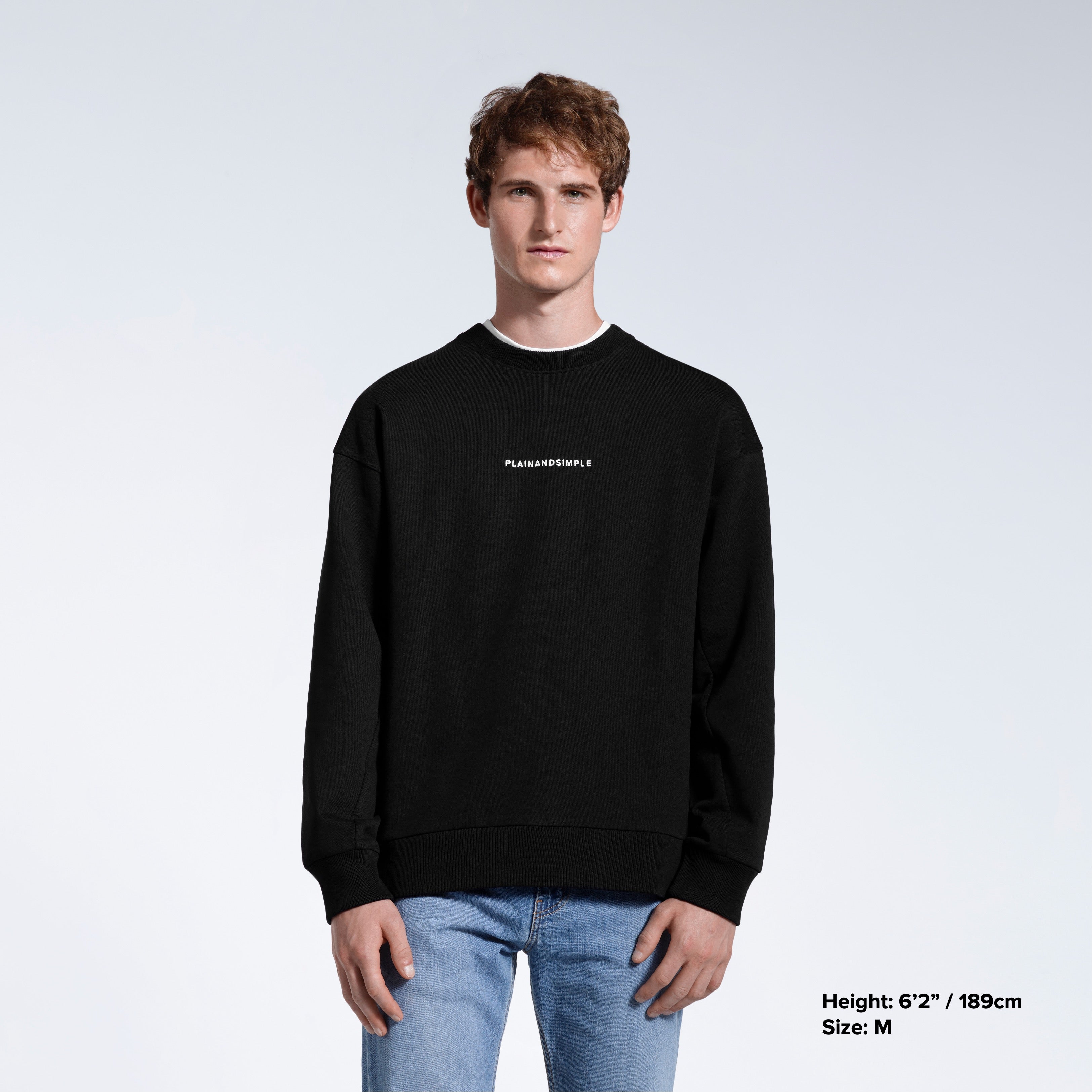 Oversized Heavyweight Organic Logo Sweatshirt