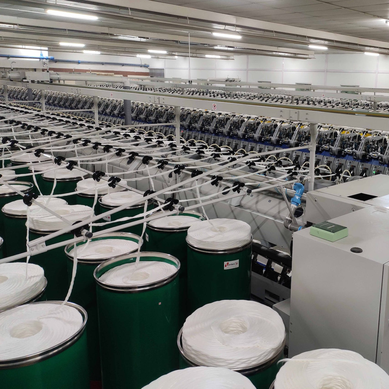 A photo of the inside of an ethical factory.
