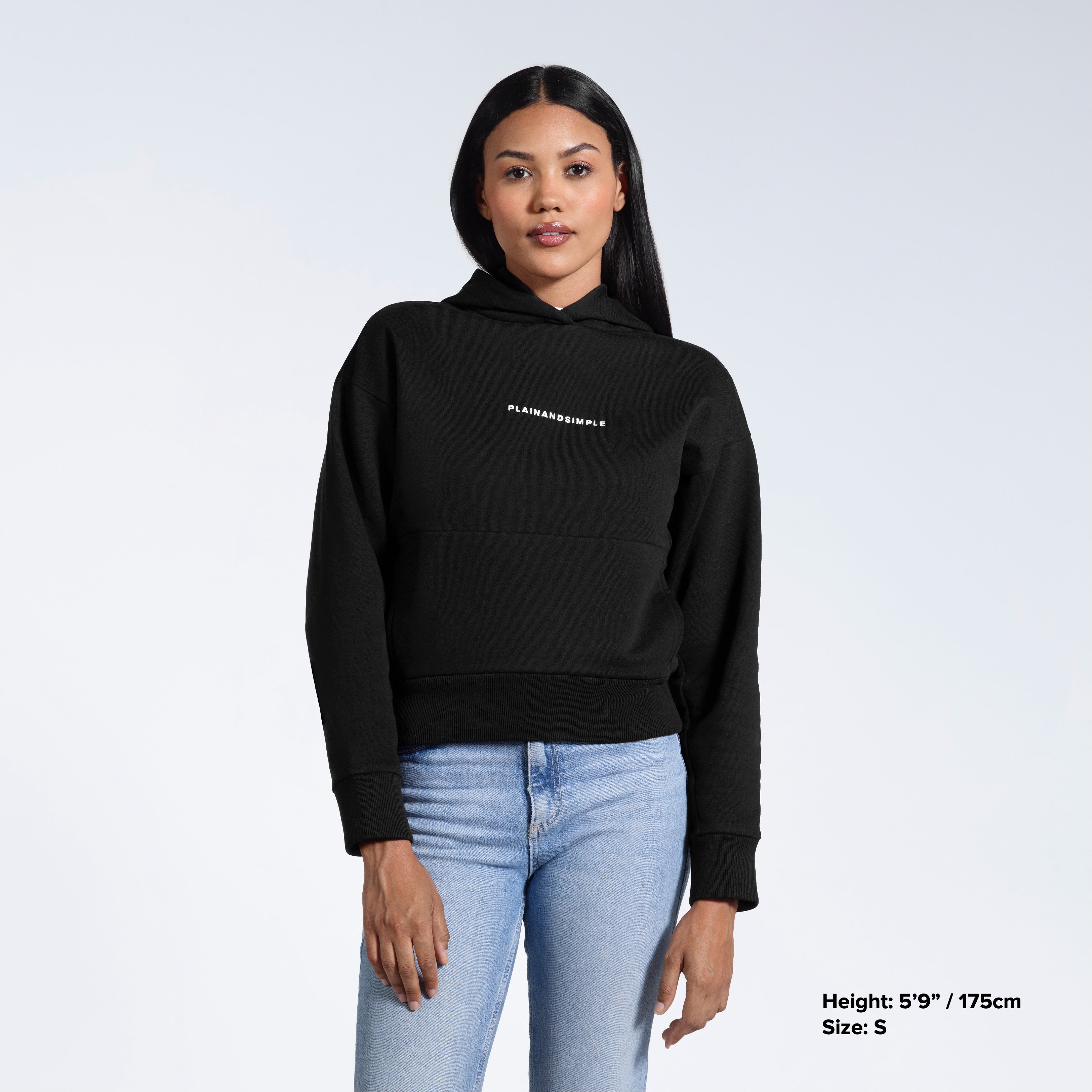 Men's Oversized Heavyweight Organic Logo Hoodie – PLAINANDSIMPLE