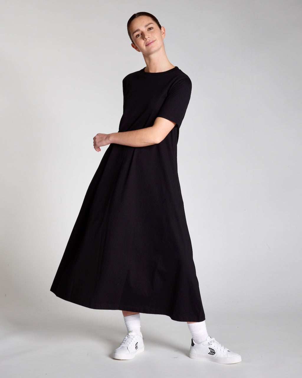 Long Line Organic T-Shirt Dress