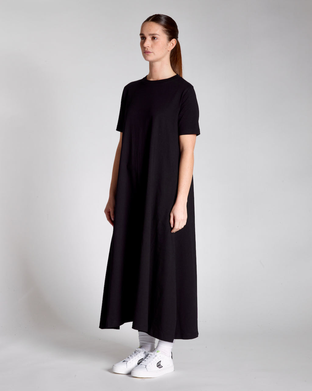 Long Line Organic T-Shirt Dress