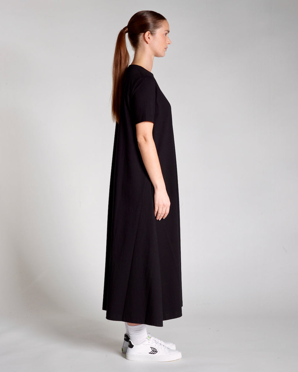Long Line Organic T-Shirt Dress