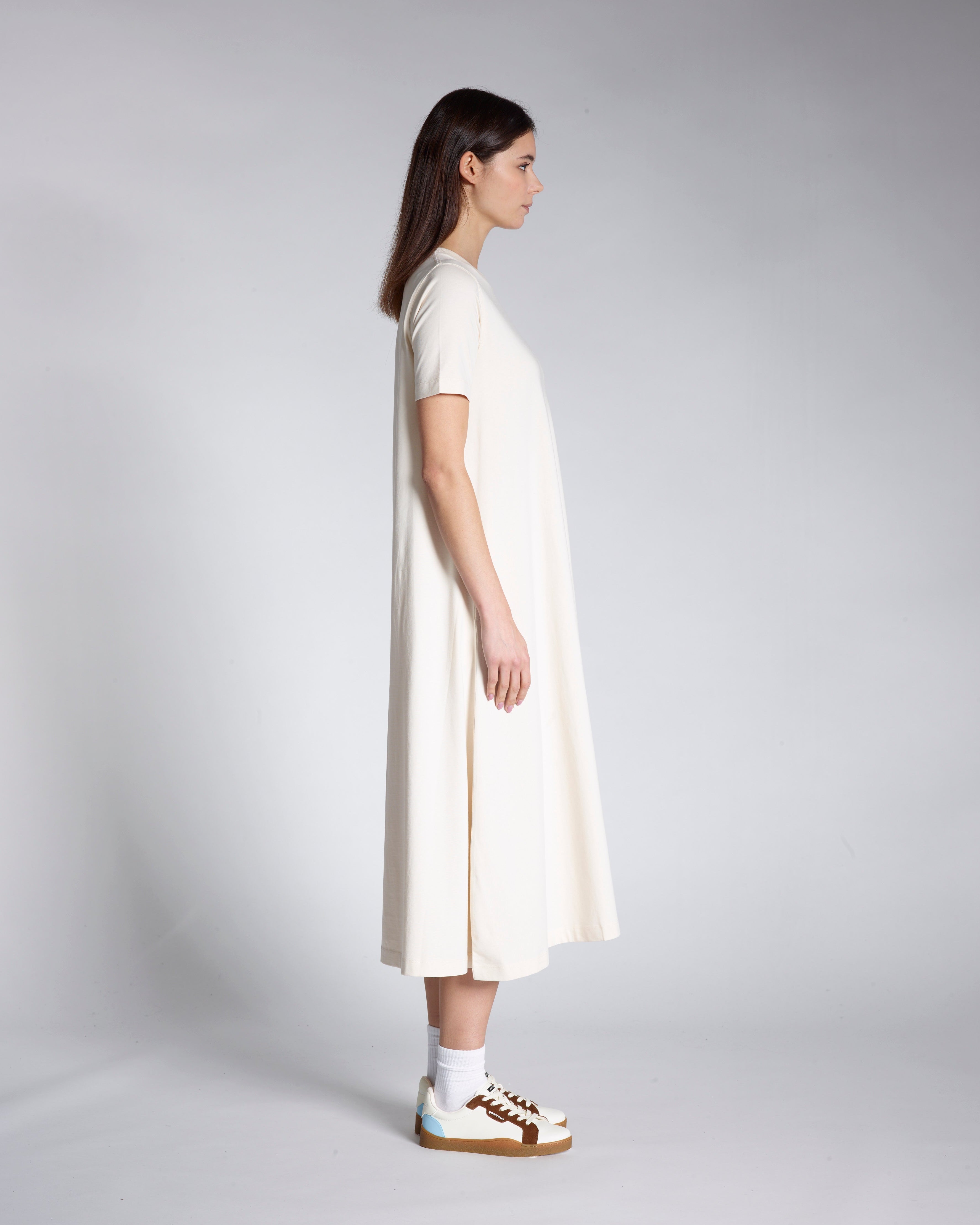 Long Line Organic T-Shirt Dress