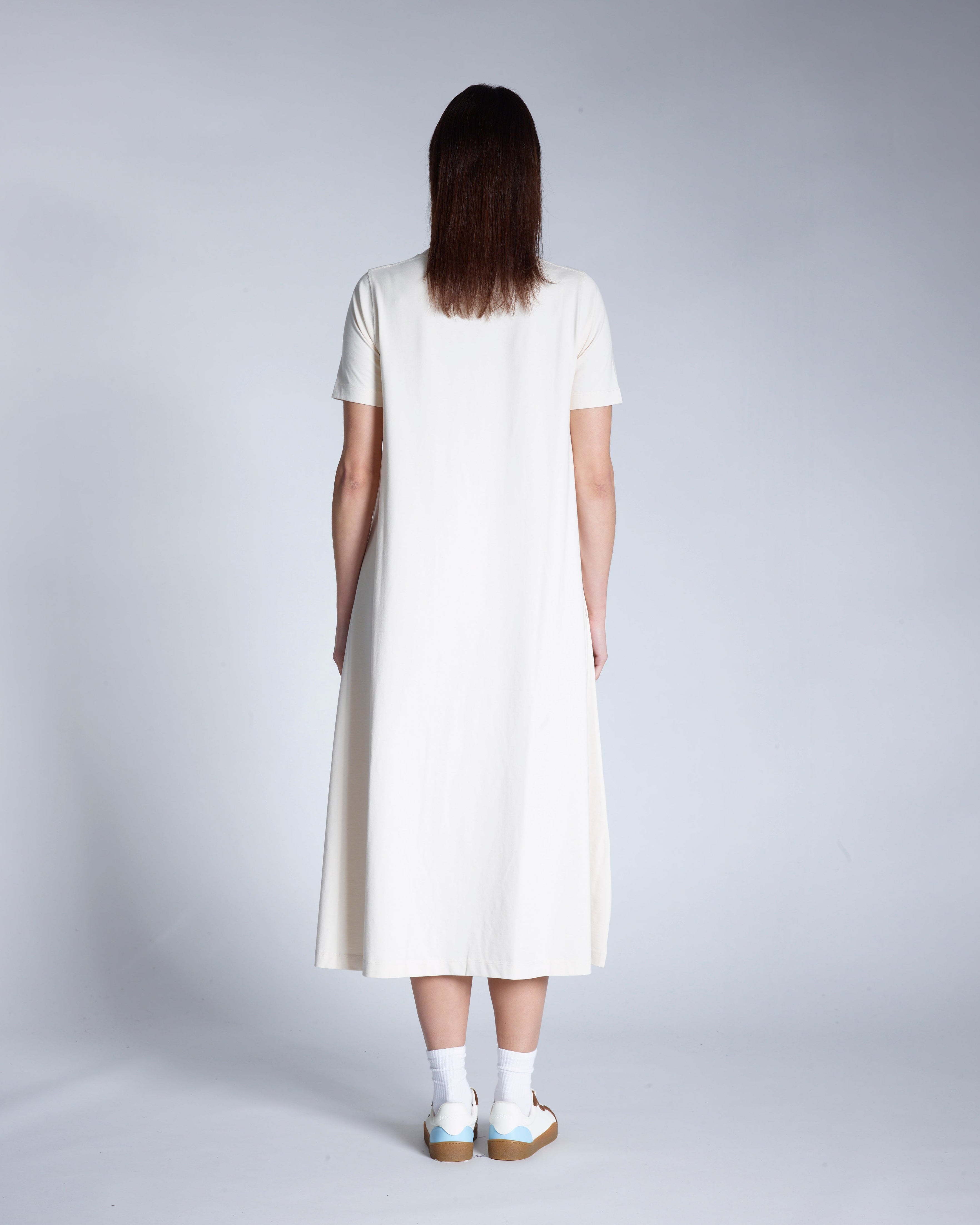 Long Line Organic T-Shirt Dress